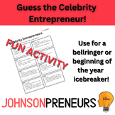 Guess the Celebrity Entrepreneur Worksheet