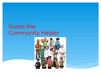 Preview of Guess the Community Helper Game PowerPoint