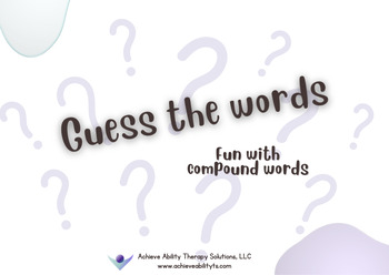 Preview of Guess the Compound Words