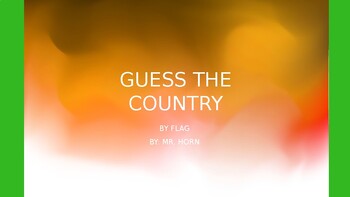 Preview of Guess the Country - Geography Flag Addition / with Facts!