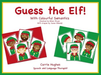 Preview of Guess the Elf - Asking closed questions with Colourful Semantics