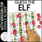 Guess the Elf Questions Game for Google Drive™ No Print Te