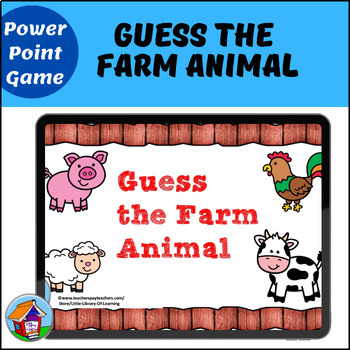 Preview of Guess the Farm Animal PowerPoint Game