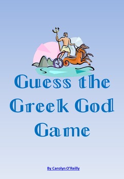 Preview of Guess the Greek God Game - 'Guess Who' style