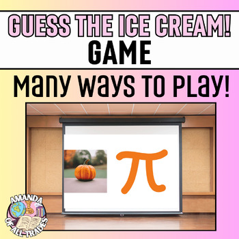 Preview of Guess the Ice Cream Flavor - Rebus Picture Puzzle Game - Many Ways to Play!