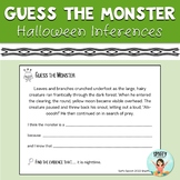 Guess the Monster: Halloween Inferences, comprehension, ev