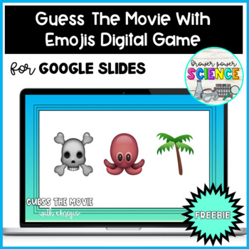 Preview of Guess the Movie with Emojis Virtual Meets Game Freebie