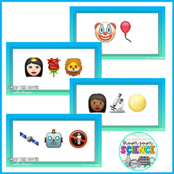 Guess the Movie Emojis Virtual Meets Game Freebie Brower Power Science