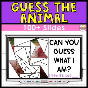 Preview of Guess the Picture - Animals Edition - Morning Meeting & Brain Break Activities
