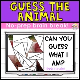 Guess the Picture - Animals Edition - Morning Meeting & Br