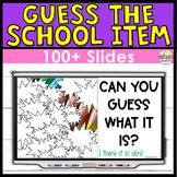 Guess the Picture - Back to School Edition - Brain Break f