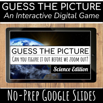 Preview of Guess the Picture Digital Google Slides | Fun Friday Science Game