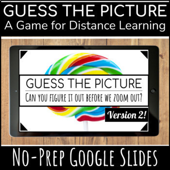 Preview of Guess the Picture Distance Learning Game for Zoom