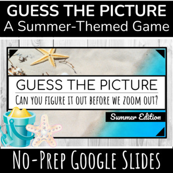 Preview of Guess the Picture | First Day of School Game | Beginning of the Year Activity