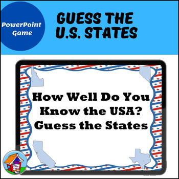 pinion detaljeret Bemyndige How Well Do You Know the USA Guess the States PowerPoint Game | TpT