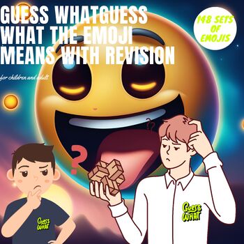 Preview of Guess what the emoji means with revision for children and adult