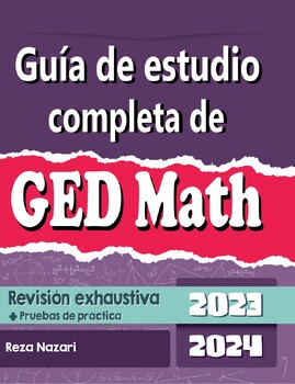 Preview of Guía de estudio completa de GED Matemática 2023 - 2024