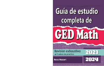 Preview of Guía de estudio completa de GED Matemática 2023 - 2024 Revisión exhaustiva