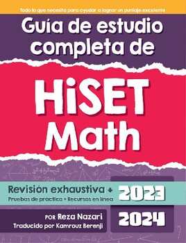 Preview of Guía de estudio completa de HiSET Math 2023 – 2024