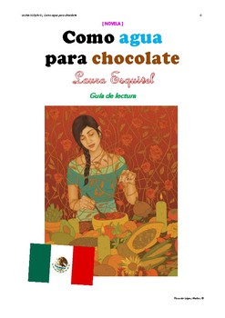 Preview of Guía de lectura de "Como agua para chocolate" (Laura Esquivel)