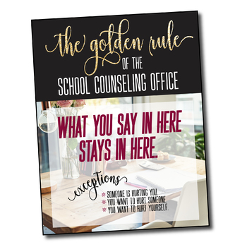 Preview of Guidance Office Sign, School Counseling Office Sign