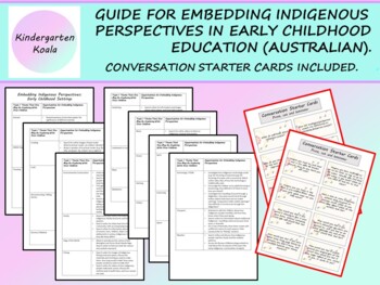 Preview of Guide For Embedding Australian Indigenous Perspectives in Early Childhood Ed