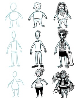 Easy Guide on How to Draw People of All Shapes and Actions