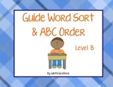 Guide Word/ ABC Order Sort (Level B)