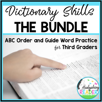 Preview of Guide Words | ABC Order | Dictionary Skills Bundle