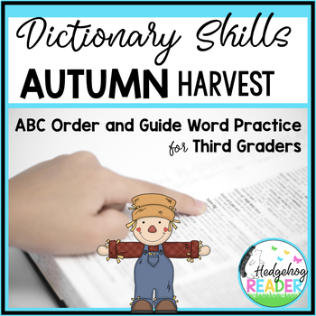 Preview of Guide Words | ABC Order | Fall & Autumn Dictionary Skills