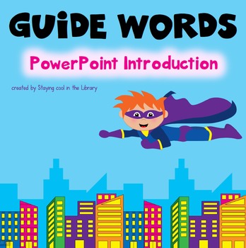 Preview of Guide Words PowerPoint Introduction