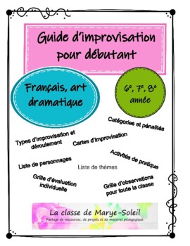 Preview of Guide d'improvisation pour débutant