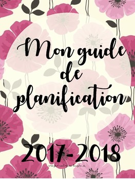 Preview of Guide de planification 2017 - 2018