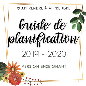 Preview of Guide de planification enseignant 2019-2020