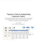 Guide for Creating and Implementing Classroom Teams