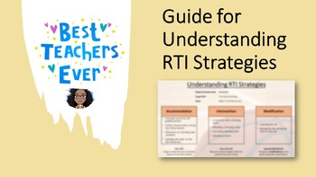 Preview of Guide for Understanding RTI Strategies