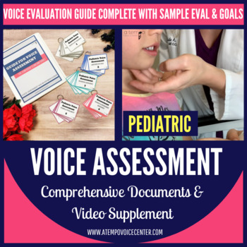 Preview of Guide for Voice Assessment The Confident Clinician Series (Pediatric)