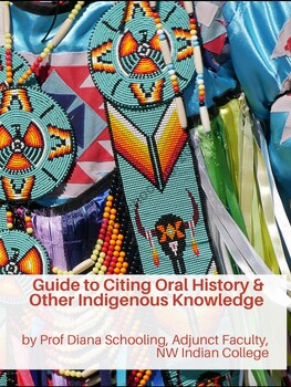 Preview of Guide to Citing Oral Histories and Other Indigenous Knowledge