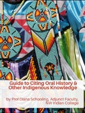 Guide to Citing Oral Histories and Other Indigenous Knowledge
