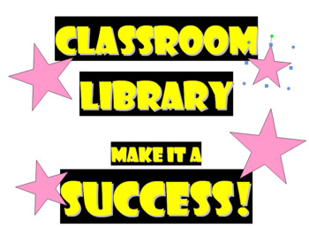 Preview of Guide to Classroom Library Success (forms included)