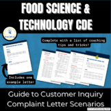 Guide to Customer Complaint Letters: FFA Food Science & Te