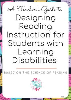 Preview of Guide to Designing Reading Instruction for Students with Learning Disabilities