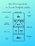 Guide to French Indefinite Articles Poster