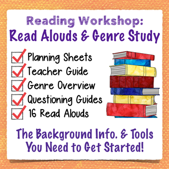 Preview of Guide to Genre Study & Read Alouds: Questioning Guides + 16 Prepared Read Alouds
