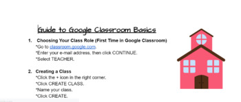 Preview of Guide to Google Classroom Basics
