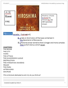 Preview of Guide to Hiroshima A Novella by Laurence Yep