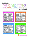 Guide to Manners at School