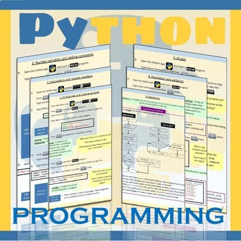 Preview of Guide to PYTHON programming interactive projects with solutions.