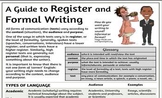 Guide to Language Features of Formal Writing (Register)