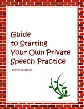 Preview of Guide to Starting Your Own Private Speech Practice
